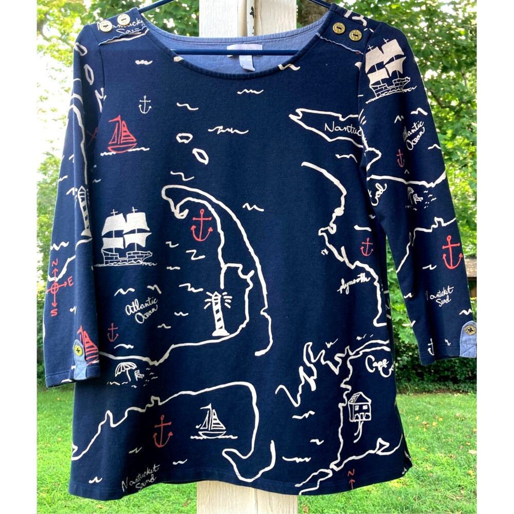 Charter Club - Nautical/Coastal Grandmother/New England Preppy - S